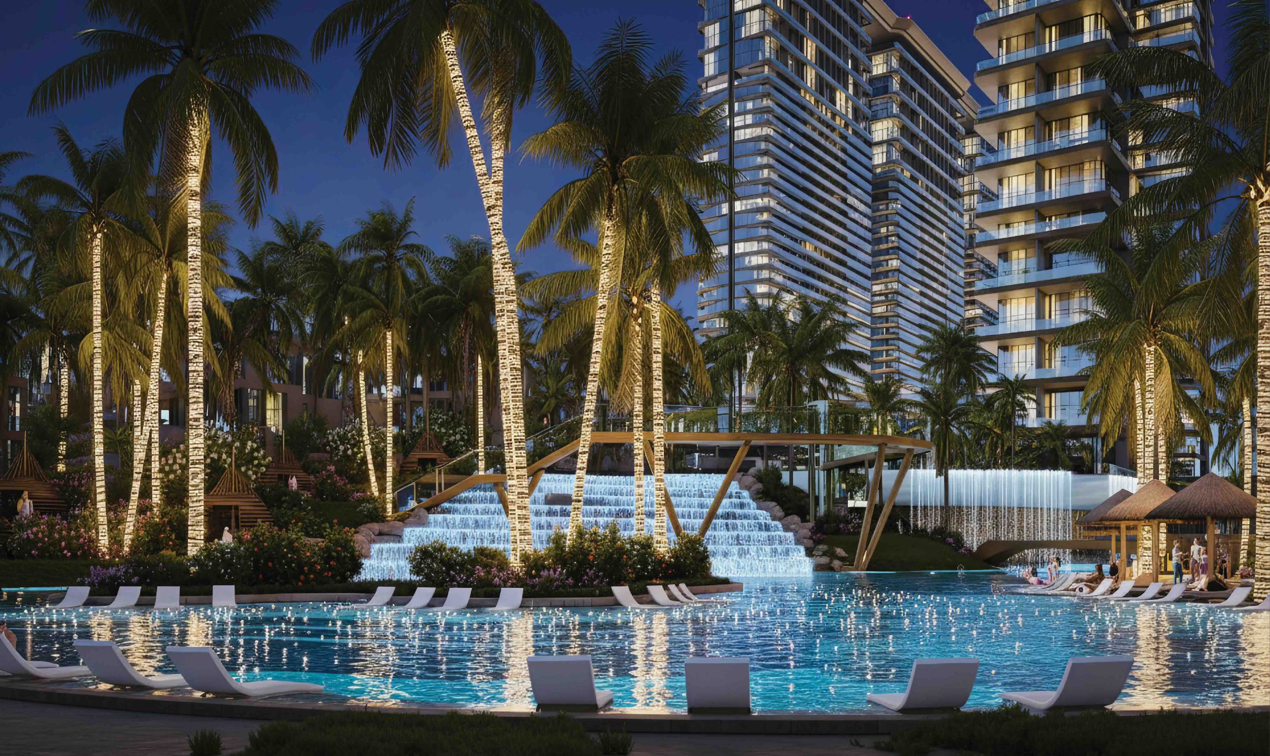 phoi canh sunshine bay retreat ban dem