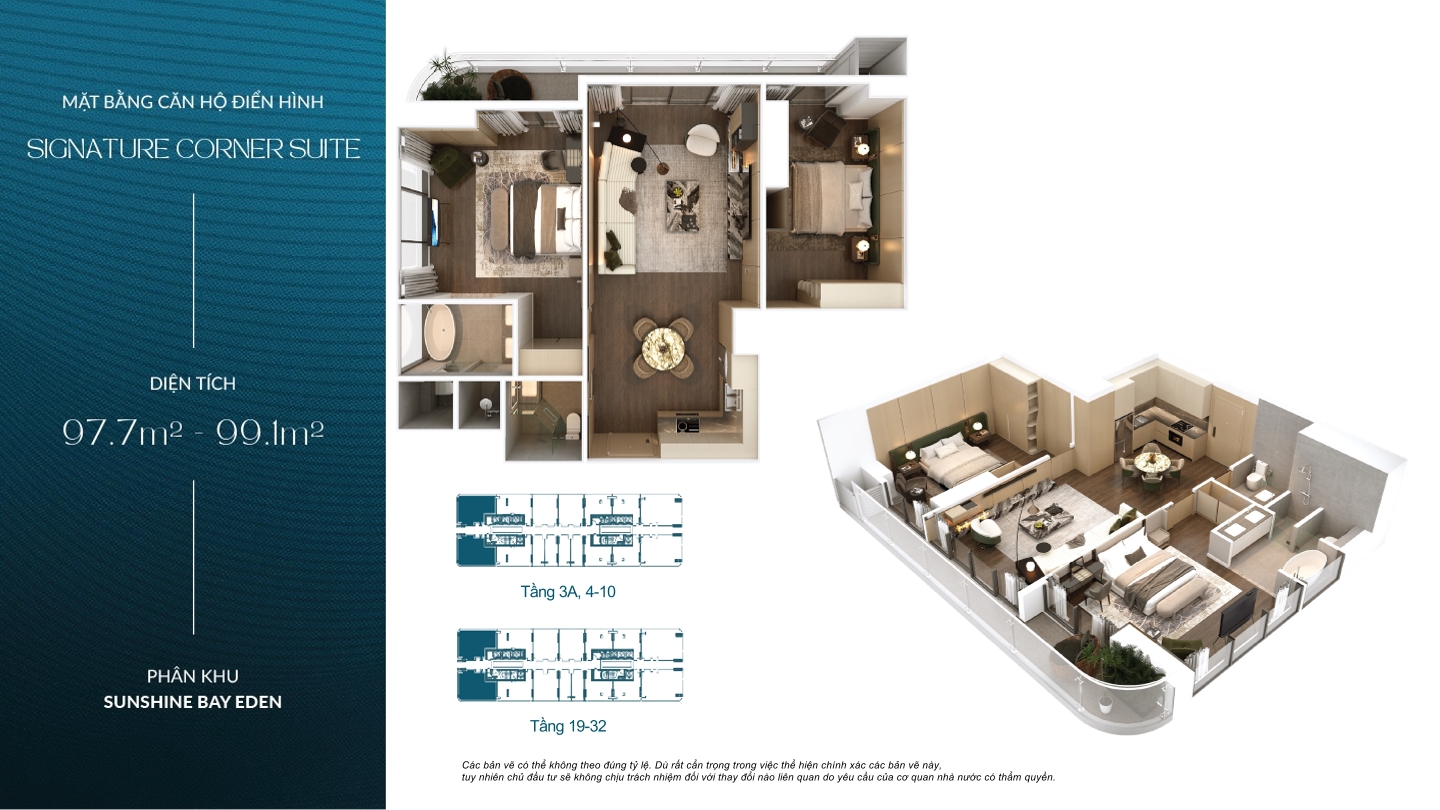 Sunshine Bay Eden 2 phong ngu goc