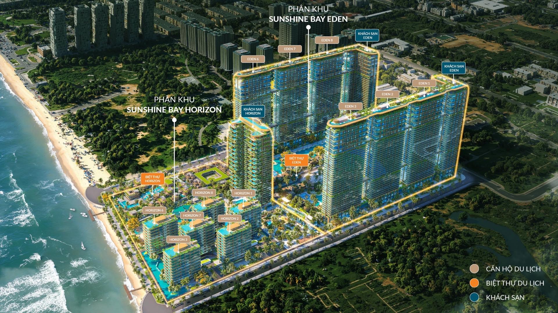 Cảm hứng thiết kế phân khu Sunshine Bay Eden 2 mat bang tong the sunshine bay retreat vung tau