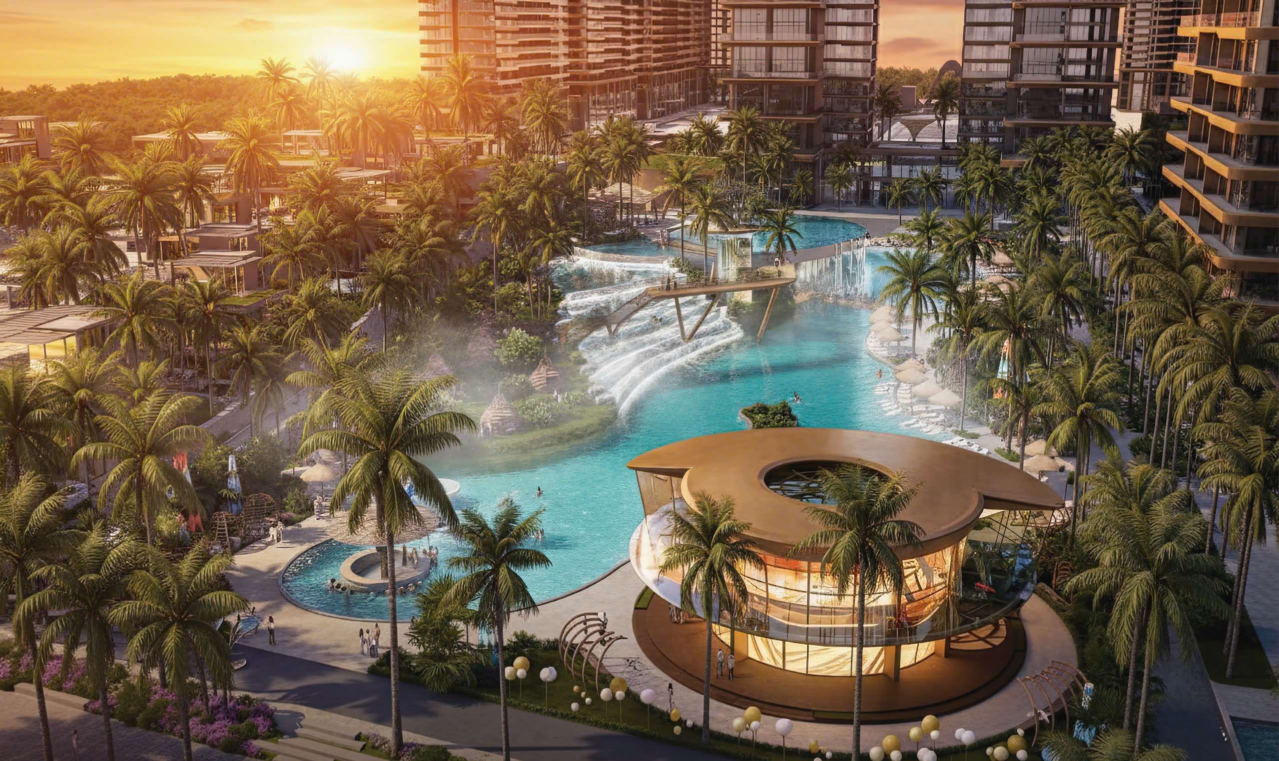 Cảm hứng thiết kế phân khu Sunshine Bay Eden 1 phoi canh tien ich sunshine bay retreat