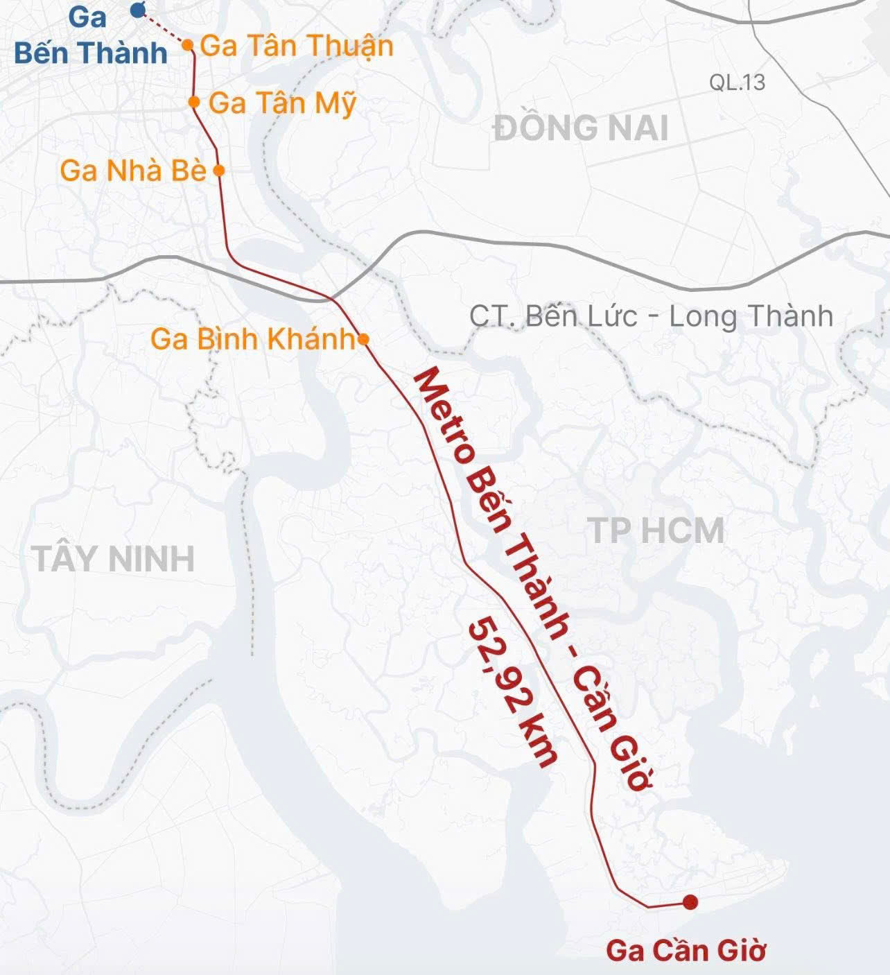 Cần Giờ hưởng lợi ra sao từ tuyến đường vượt biển kết nối Vũng Tàu? 1 ban do metro ben thanh can gio